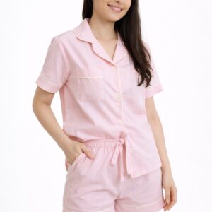Pétale Rose – Pijama Rosa Bebê