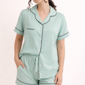 Jasmim – Pijama Verde-Jade